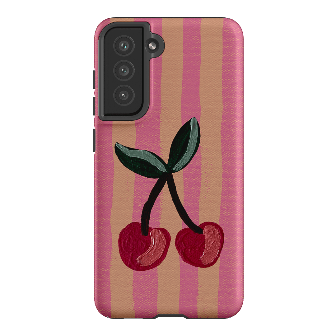 Cherry On Top Printed Phone Cases Samsung Galaxy S21 FE / Armoured by Amy Gibbs - The Dairy