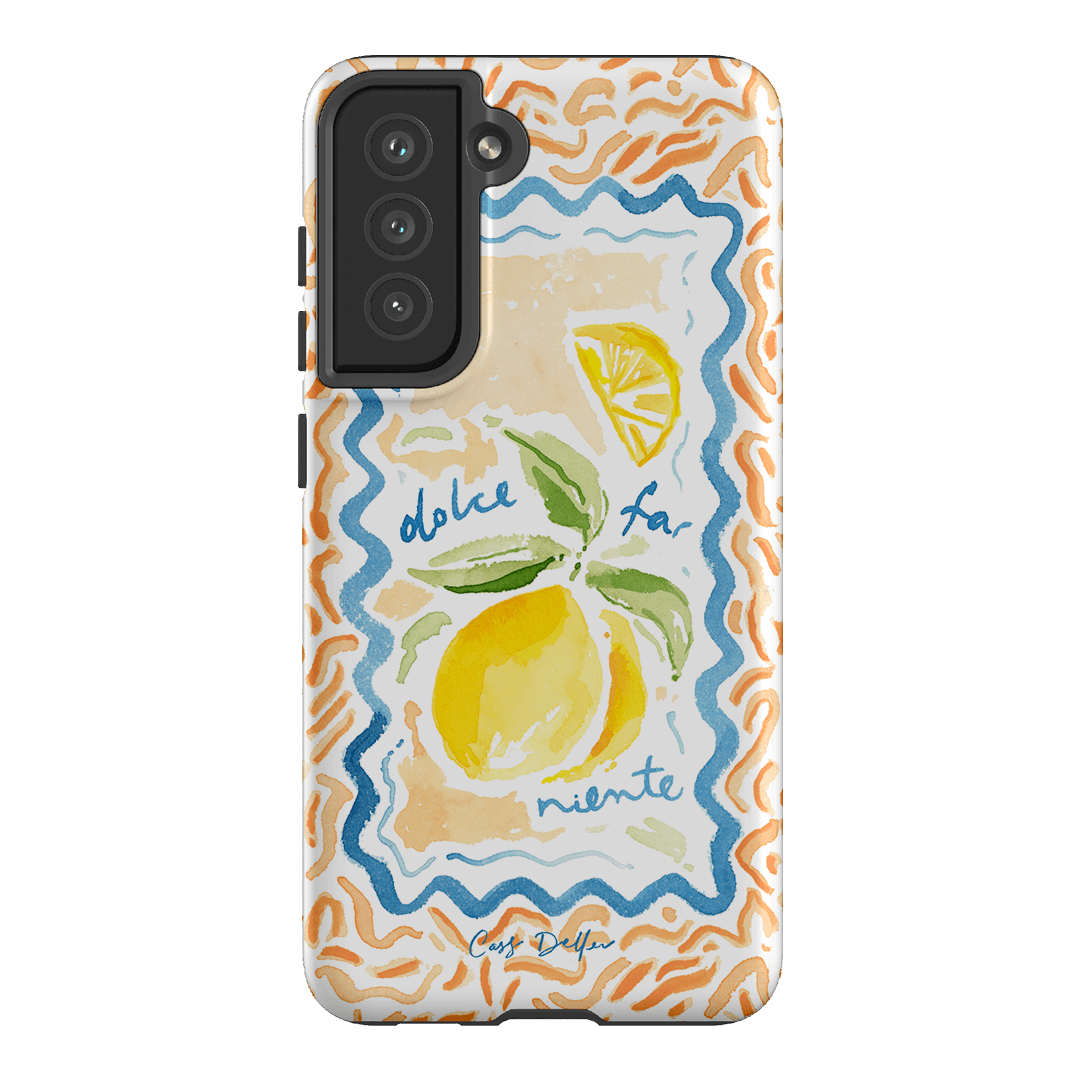 Dolce Far Niente Printed Phone Cases Samsung Galaxy S21 FE / Armoured by Cass Deller - The Dairy