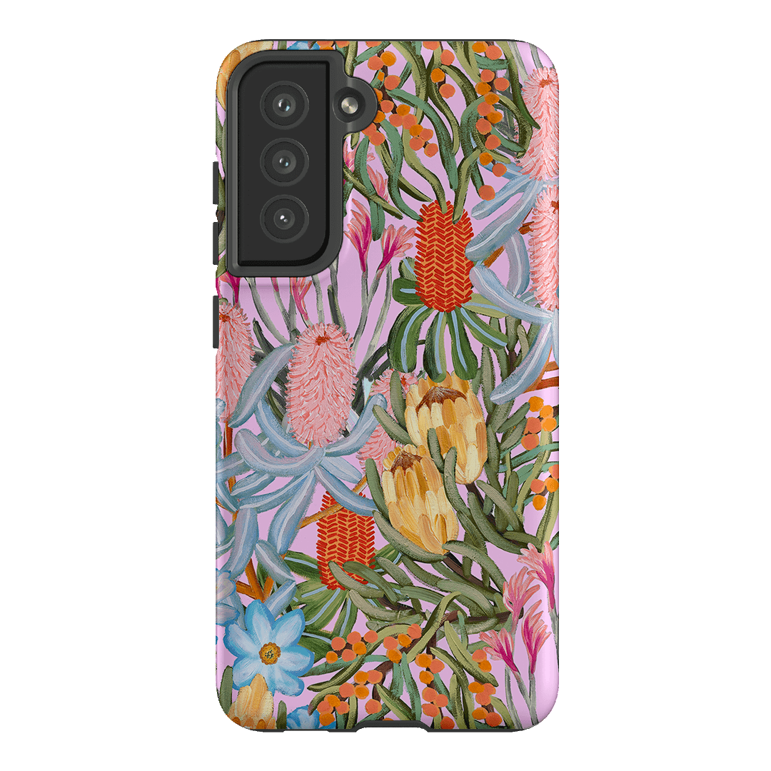 Floral Sorbet Printed Phone Cases Samsung Galaxy S21 FE / Armoured by Amy Gibbs - The Dairy