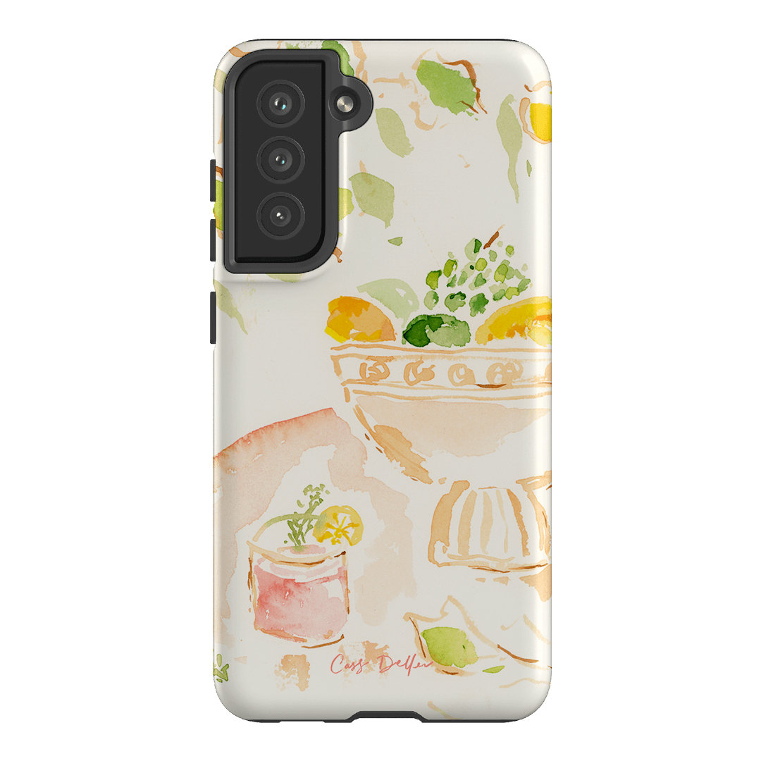 Sorrento Printed Phone Cases Samsung Galaxy S21 FE / Armoured by Cass Deller - The Dairy