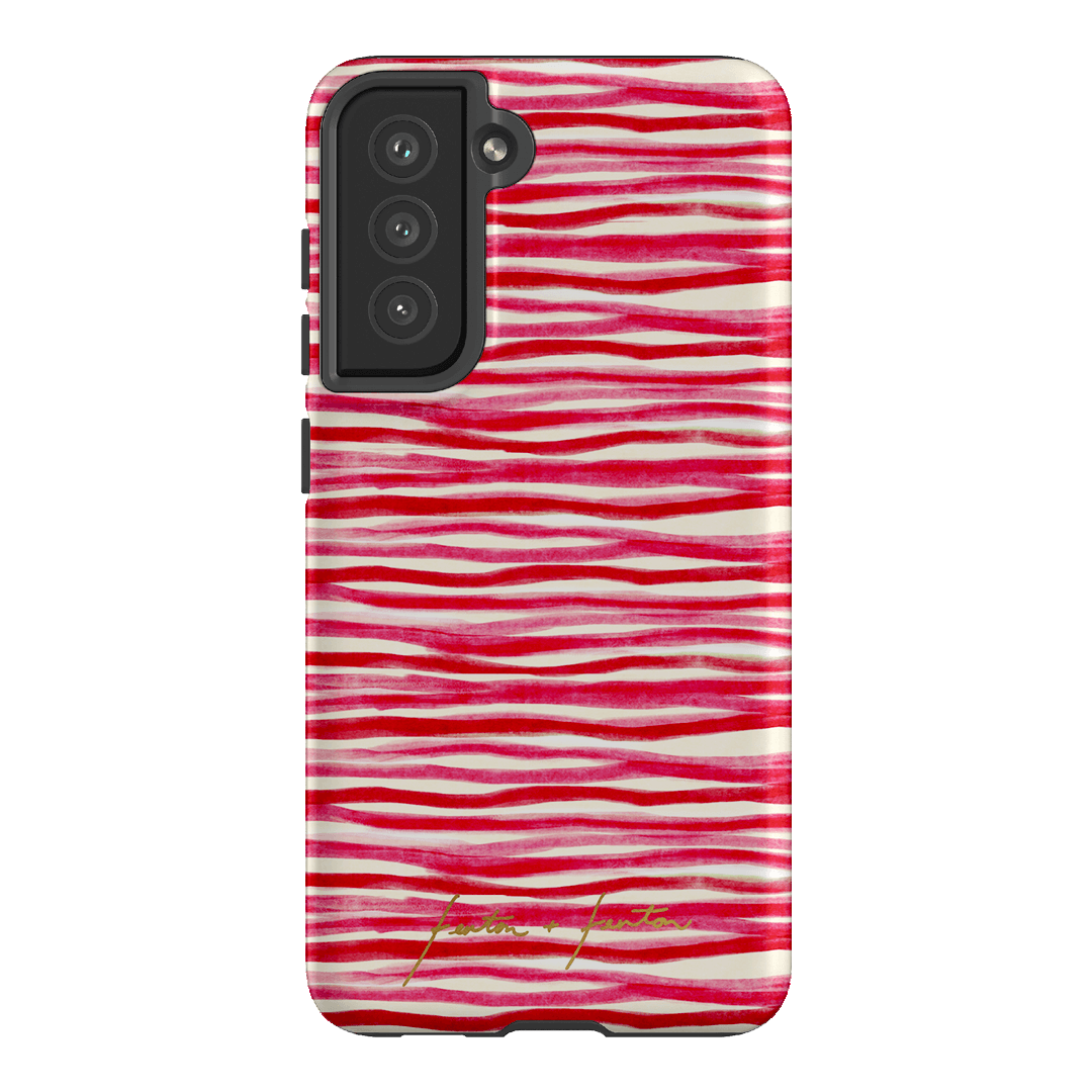 Squiggle Printed Phone Cases Samsung Galaxy S21 FE / Armoured by Fenton & Fenton - The Dairy