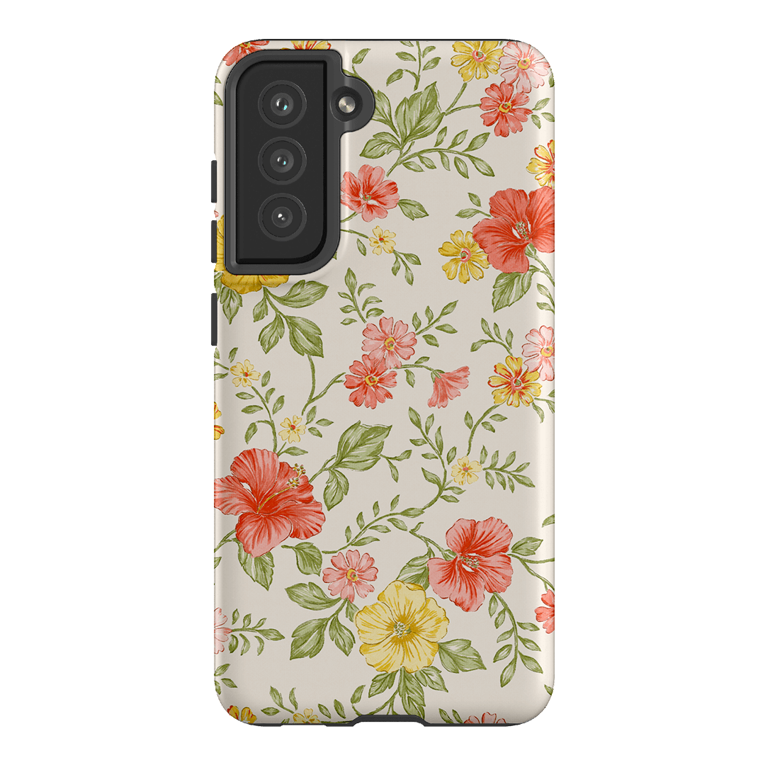 Hibiscus Printed Phone Cases Samsung Galaxy S21 FE / Armoured by Oak Meadow - The Dairy