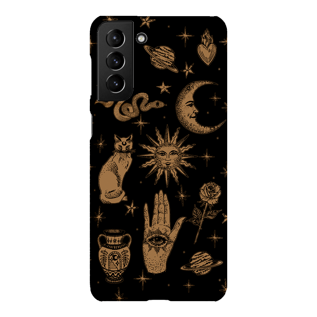 Astro Flash Noir Printed Phone Cases Samsung Galaxy S21 Plus / Snap by Veronica Tucker - The Dairy