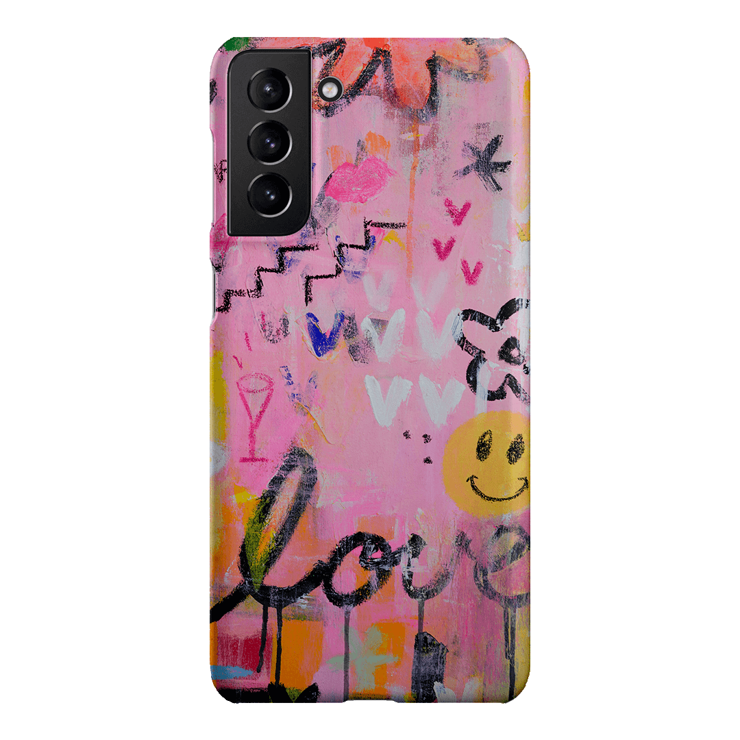 Love Smiles Printed Phone Cases Samsung Galaxy S21 Plus / Snap by Jackie Green - The Dairy