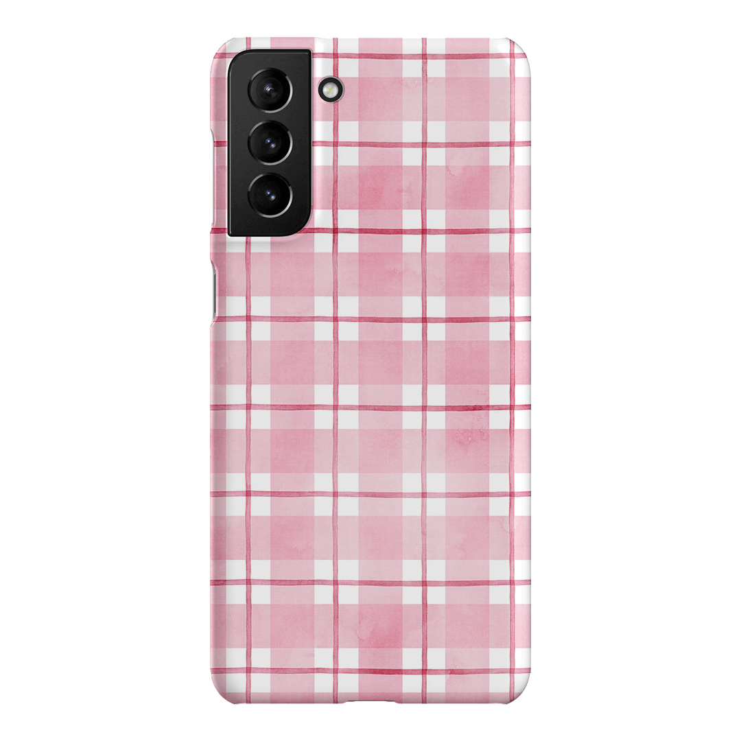 Musk Checker Printed Phone Cases Samsung Galaxy S21 Plus / Snap by Oak Meadow - The Dairy