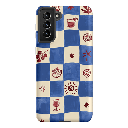Afternoon Mezze Cornflower Printed Phone Cases Samsung Galaxy S21 Plus / Armoured by Charlie Taylor - The Dairy