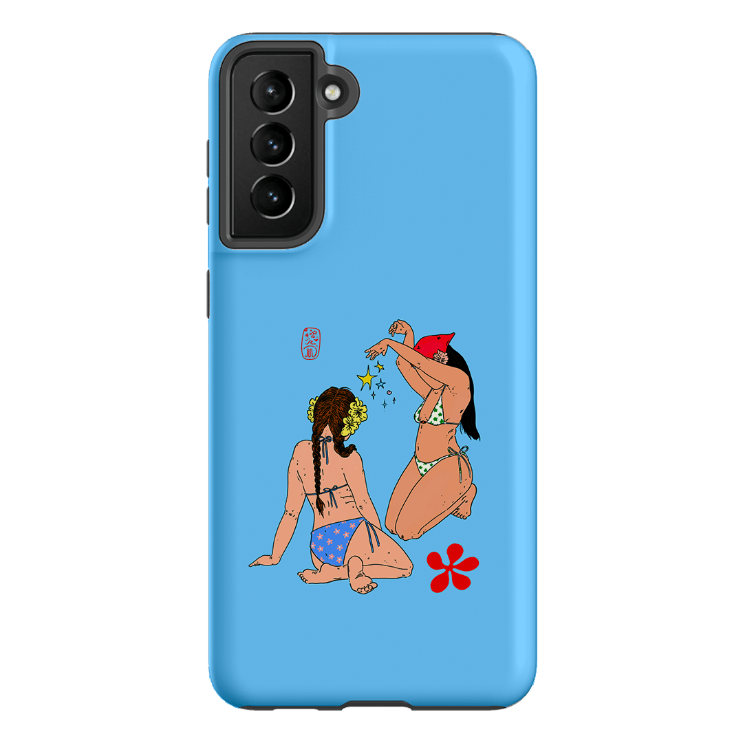 Babe Magic Blue Printed Phone Cases Samsung Galaxy S21 Plus / Armoured by Easty Beasty - The Dairy