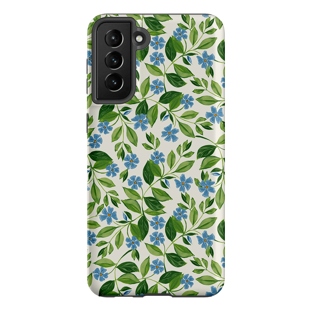 Blue Vines Printed Phone Cases Samsung Galaxy S21 Plus / Armoured by Ellie Mae - The Dairy