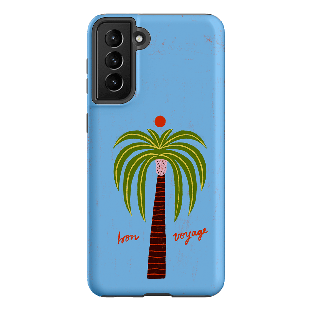 Bon Voyage Blue Printed Phone Cases Samsung Galaxy S21 Plus / Armoured by Marie Fauritte - The Dairy