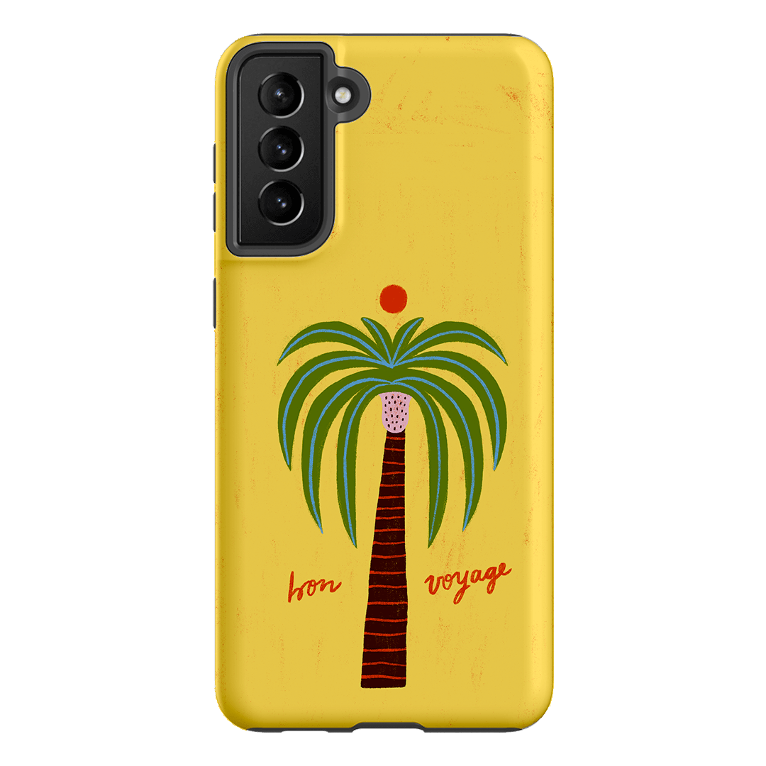 Bon Voyage Yellow Printed Phone Cases Samsung Galaxy S21 Plus / Armoured by Marie Fauritte - The Dairy
