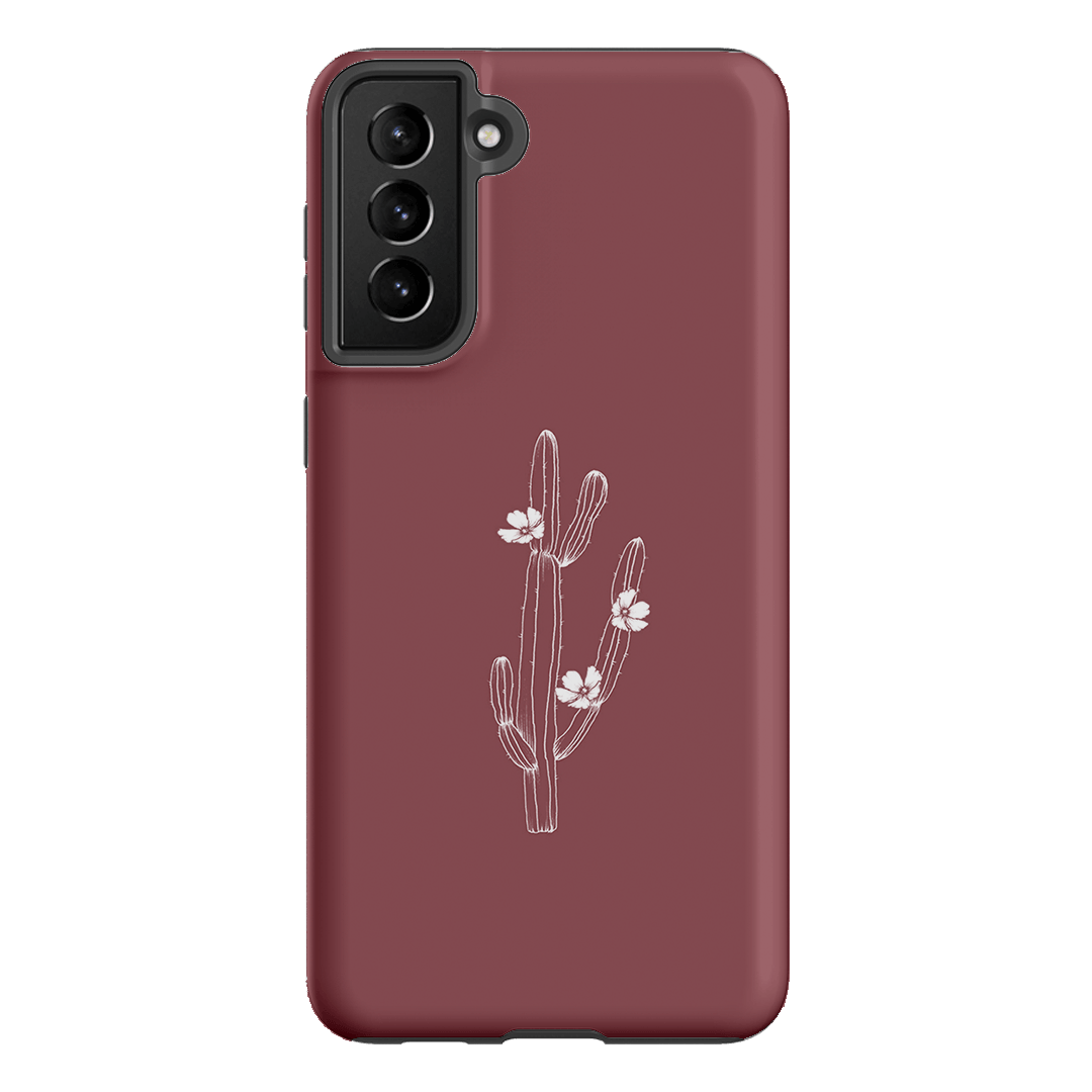 Cactus Flower Printed Phone Cases Samsung Galaxy S21 Plus / Armoured by Typoflora - The Dairy