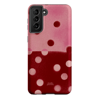 Cherry Polka Dot Printed Phone Cases Samsung Galaxy S21 Plus / Armoured by Jasmine Dowling - The Dairy