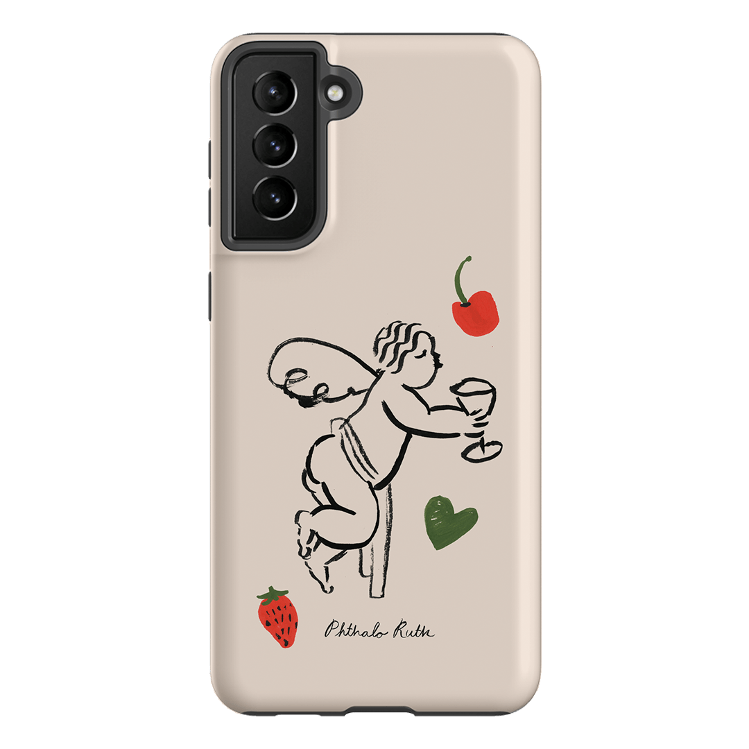 Cherub Printed Phone Cases Samsung Galaxy S21 Plus / Armoured by Phthalo Ruth - The Dairy