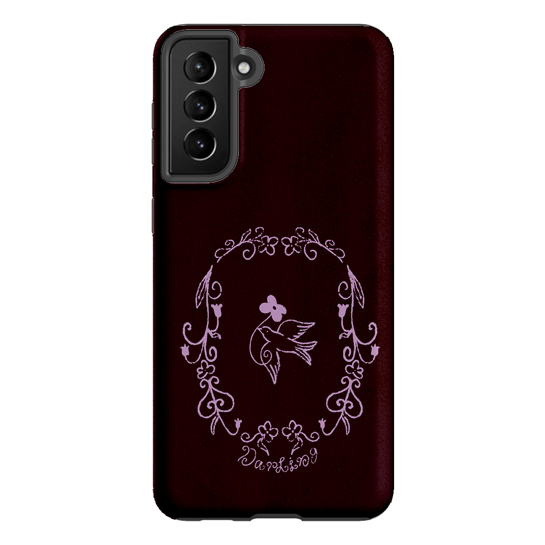 Darling Burgundy Printed Phone Cases by The Dairy - The Dairy