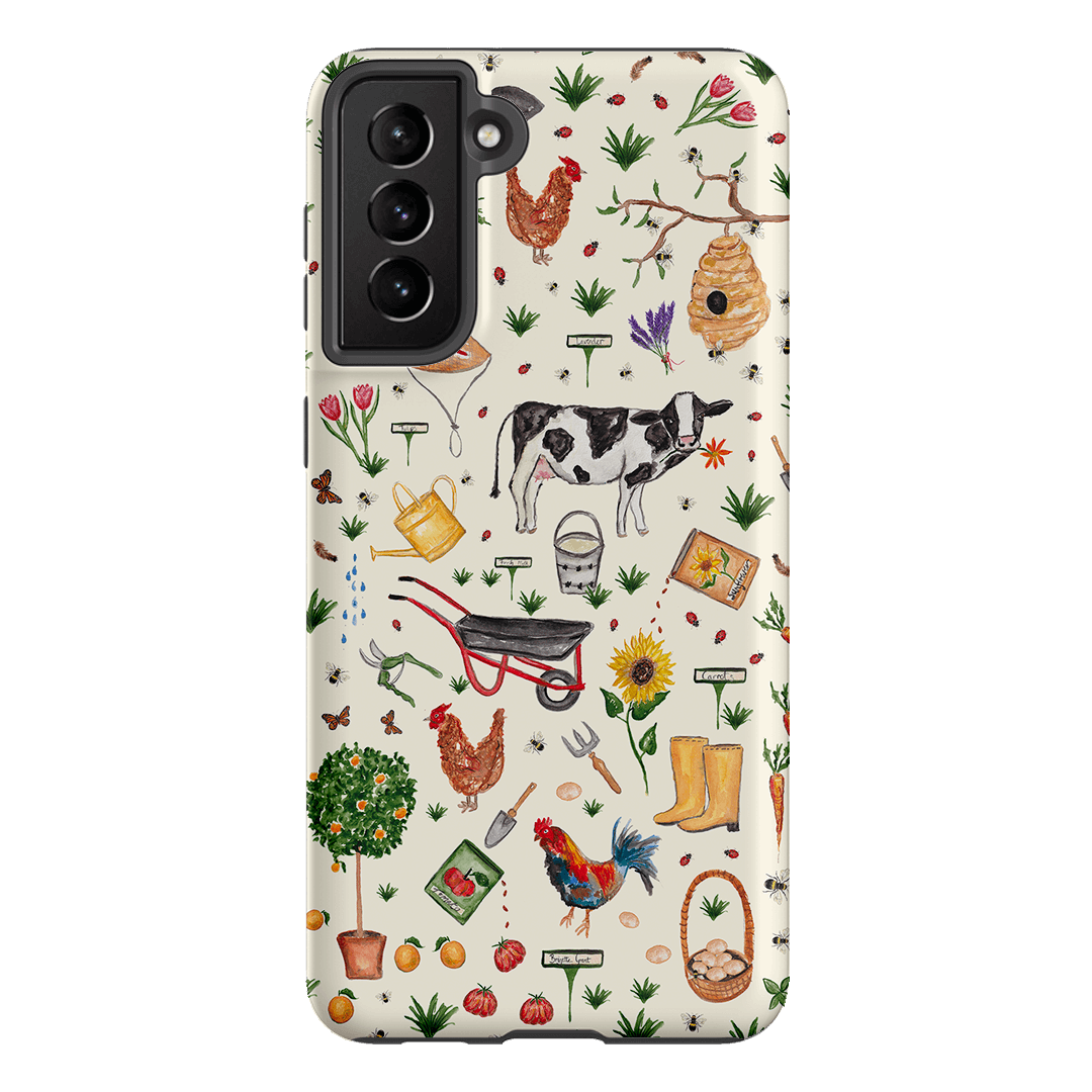 Farm Stay Printed Phone Cases Samsung Galaxy S21 Plus / Armoured by BG. Studio - The Dairy