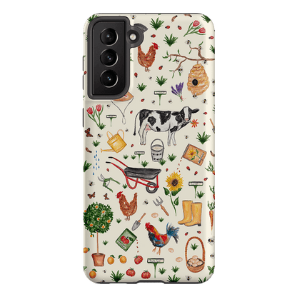 Farm Stay Printed Phone Cases Samsung Galaxy S21 Plus / Armoured by BG. Studio - The Dairy