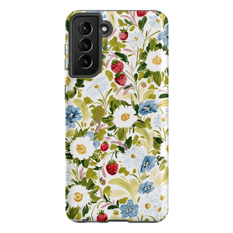 Garden Strawberries Printed Phone Cases Samsung Galaxy S21 Plus / Armoured by Ellie Mae - The Dairy