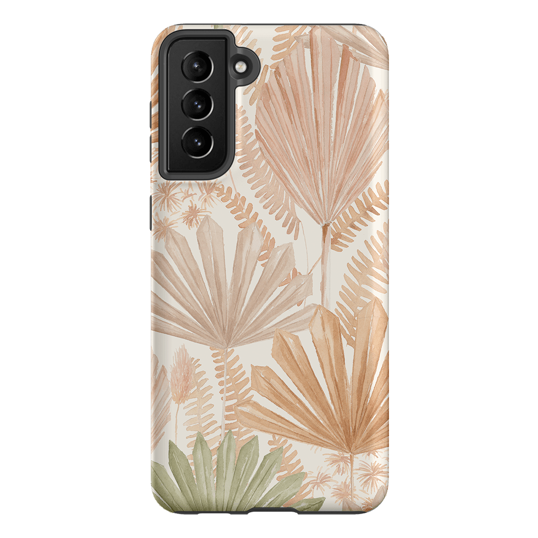 Golden Palm Printed Phone Cases Samsung Galaxy S21 Plus / Armoured by Cass Deller - The Dairy