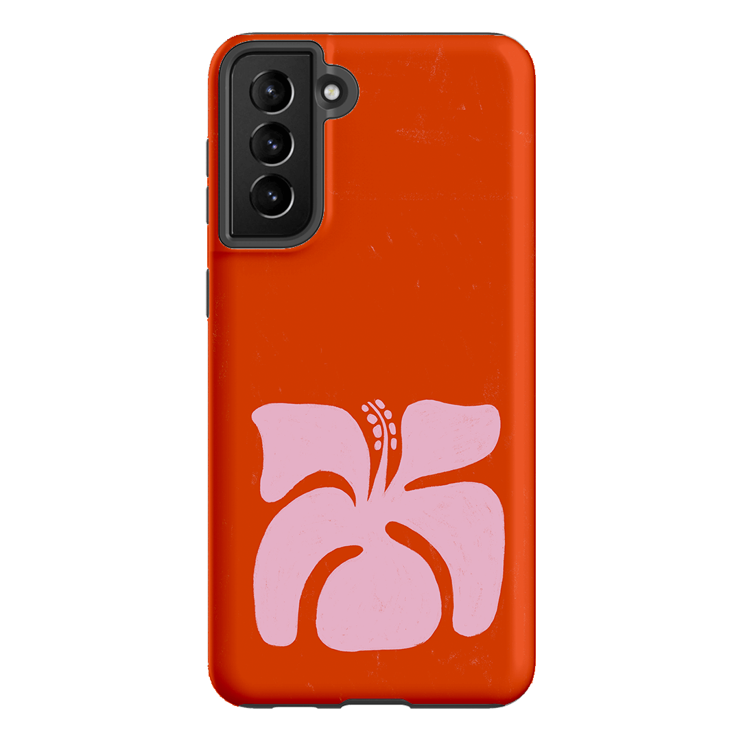 Hibiscus Crush Printed Phone Cases Samsung Galaxy S21 Plus / Armoured by Marie Fauritte - The Dairy