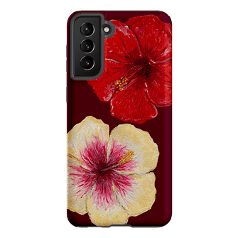 Hibiscus Flower Printed Phone Cases Samsung Galaxy S21 Plus / Armoured by BG. Studio - The Dairy