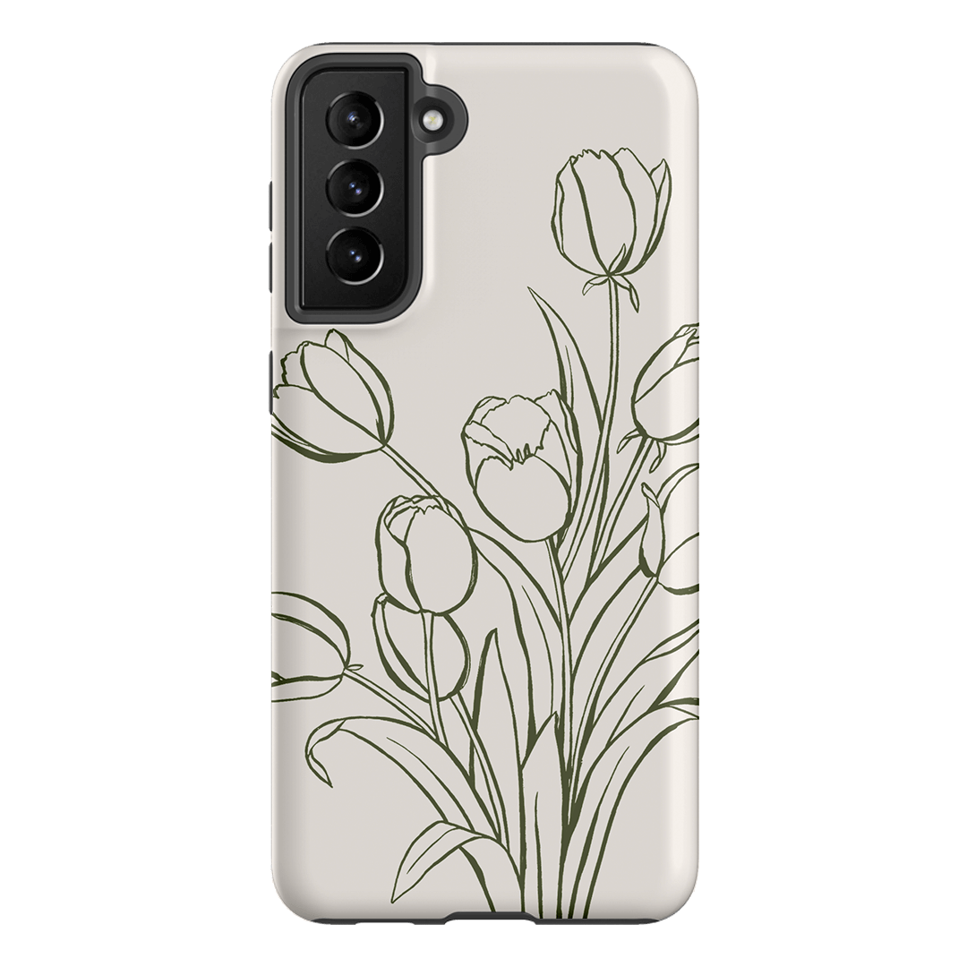 Inked Tulips Printed Phone Cases Samsung Galaxy S21 Plus / Armoured by Typoflora - The Dairy