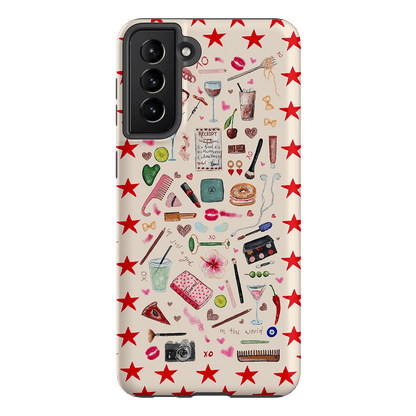 Just A Girl Printed Phone Cases Samsung Galaxy S21 Plus / Armoured by BG. Studio - The Dairy