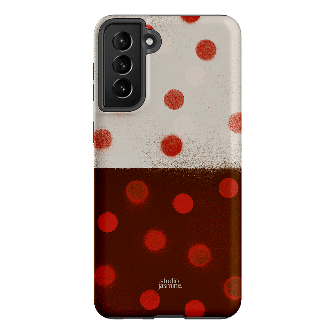 Ladybug Polka Dot Printed Phone Cases Samsung Galaxy S21 Plus / Armoured by Jasmine Dowling - The Dairy