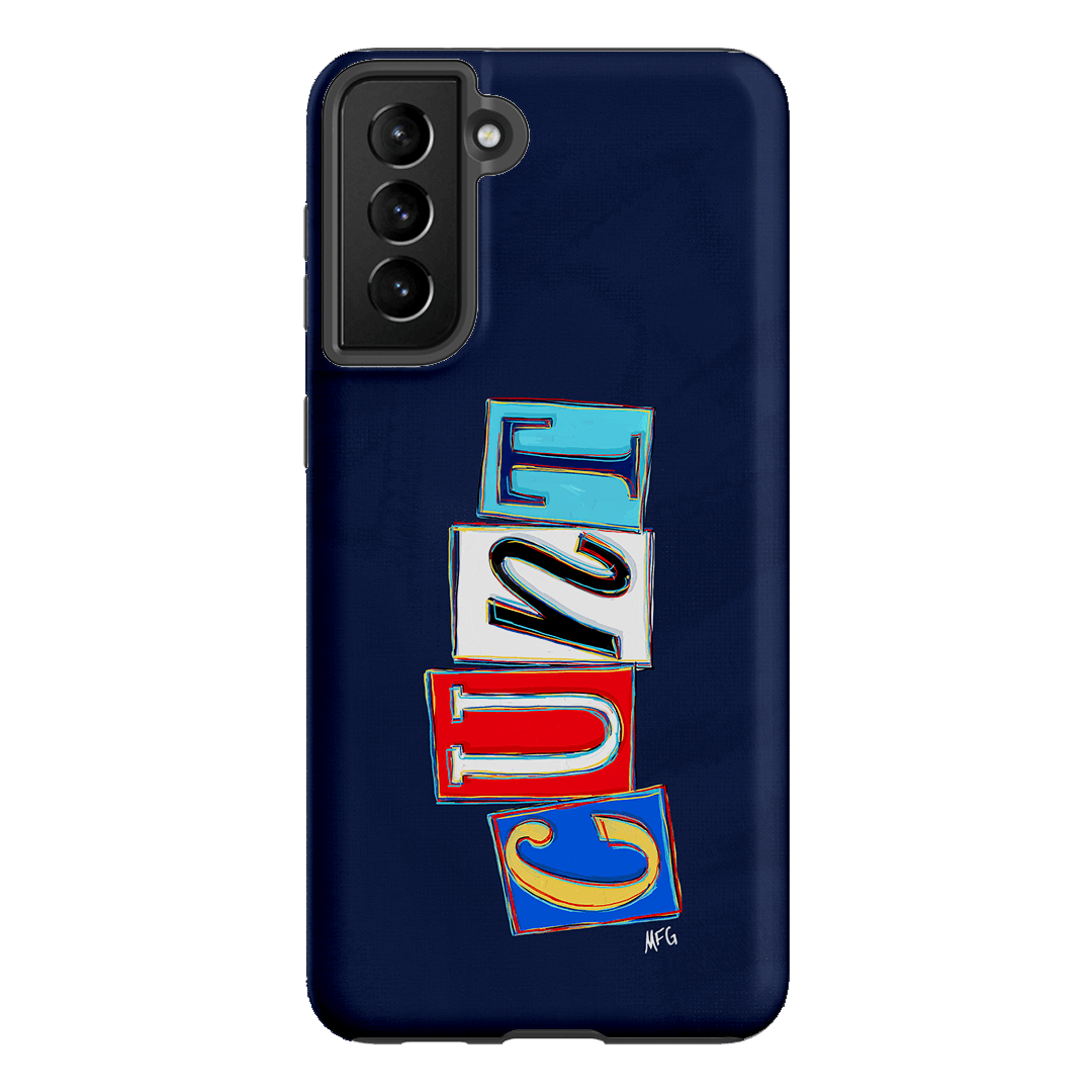 Lil Cnts Blue Printed Phone Cases Samsung Galaxy S21 Plus / Armoured by Margarbs Art - The Dairy