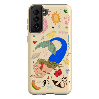 Mermaid Salad Cream Printed Phone Cases Samsung Galaxy S21 Plus / Armoured by Easty Beasty - The Dairy