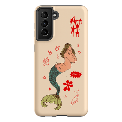 Mimi Cream Printed Phone Cases Samsung Galaxy S21 Plus / Armoured by Easty Beasty - The Dairy