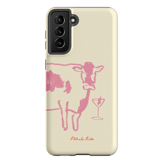 Mootini Pink Printed Phone Cases Samsung Galaxy S21 Plus / Armoured by Phthalo Ruth - The Dairy