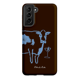 Mootini Espresso Printed Phone Cases Samsung Galaxy S21 Plus / Armoured by Phthalo Ruth - The Dairy