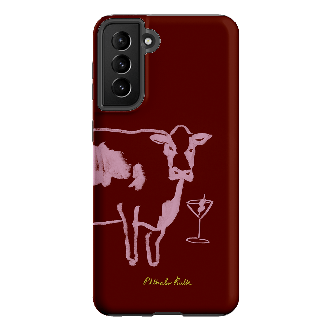 Mootini Berry Printed Phone Cases Samsung Galaxy S21 Plus / Armoured by Phthalo Ruth - The Dairy