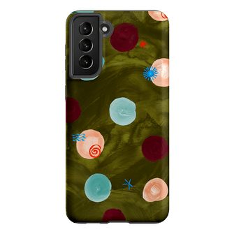 Olive Spot Printed Phone Cases Samsung Galaxy S21 Plus / Armoured by Charlie Taylor - The Dairy