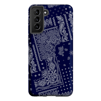 Paisley Indigo Printed Phone Cases Samsung Galaxy S21 Plus / Armoured by The Dairy - The Dairy