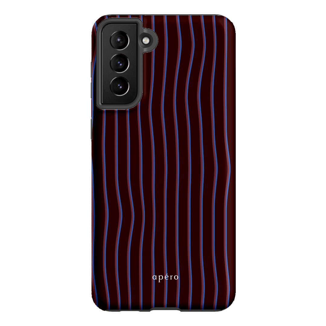 Panama Burgundy Printed Phone Cases Samsung Galaxy S21 Plus / Armoured by Apero - The Dairy