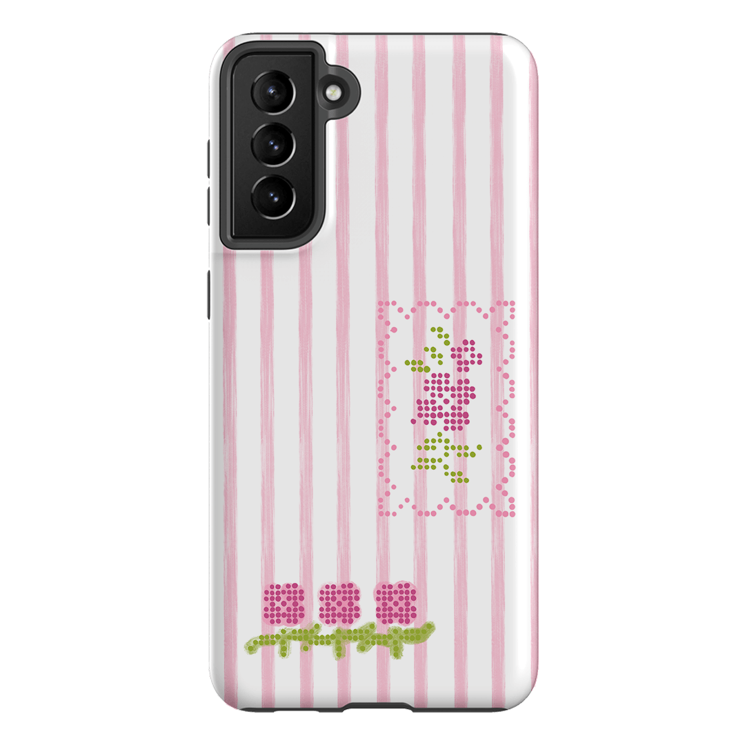 Patchwork Pink Printed Phone Cases Samsung Galaxy S21 Plus / Armoured by Kayla Carr - The Dairy