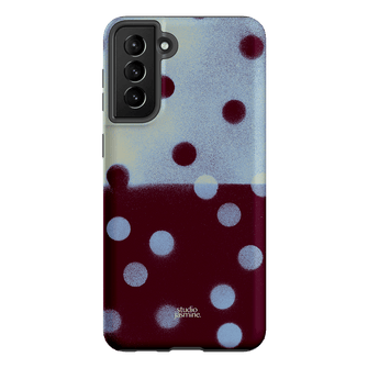 Plum Polka Dot Printed Phone Cases Samsung Galaxy S21 Plus / Armoured by Jasmine Dowling - The Dairy