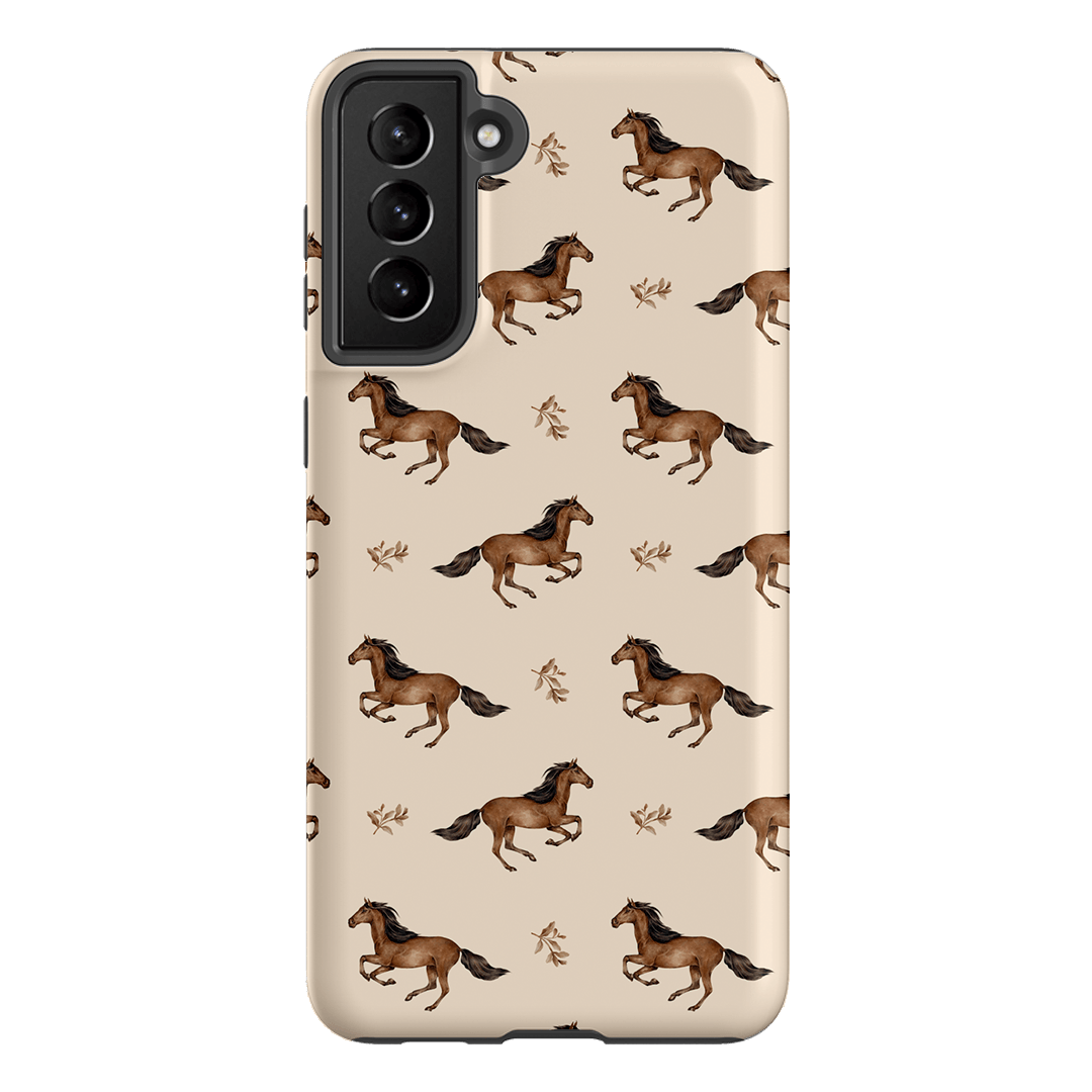 Running Horse Printed Phone Cases Samsung Galaxy S21 Plus / Armoured by Kasiags Art - The Dairy