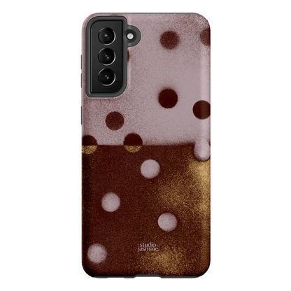 Rust Polka Dot Printed Phone Cases Samsung Galaxy S21 Plus / Armoured by Jasmine Dowling - The Dairy