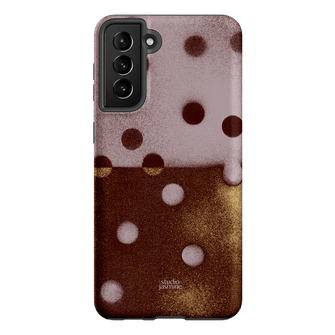 Rust Polka Dot Printed Phone Cases Samsung Galaxy S21 Plus / Armoured by Jasmine Dowling - The Dairy
