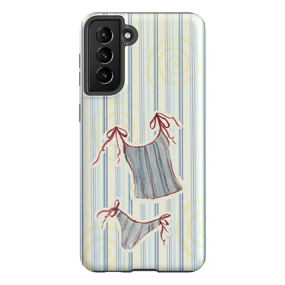 Stripe Tankini Printed Phone Cases Samsung Galaxy S21 Plus / Armoured by Kayla Carr - The Dairy