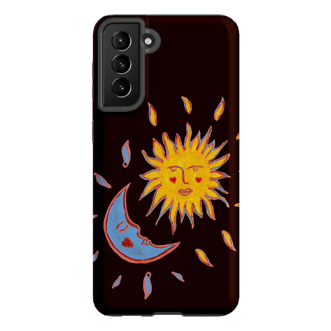 Sun & Moon Plum Printed Phone Cases Samsung Galaxy S21 Plus / Armoured by BG. Studio - The Dairy