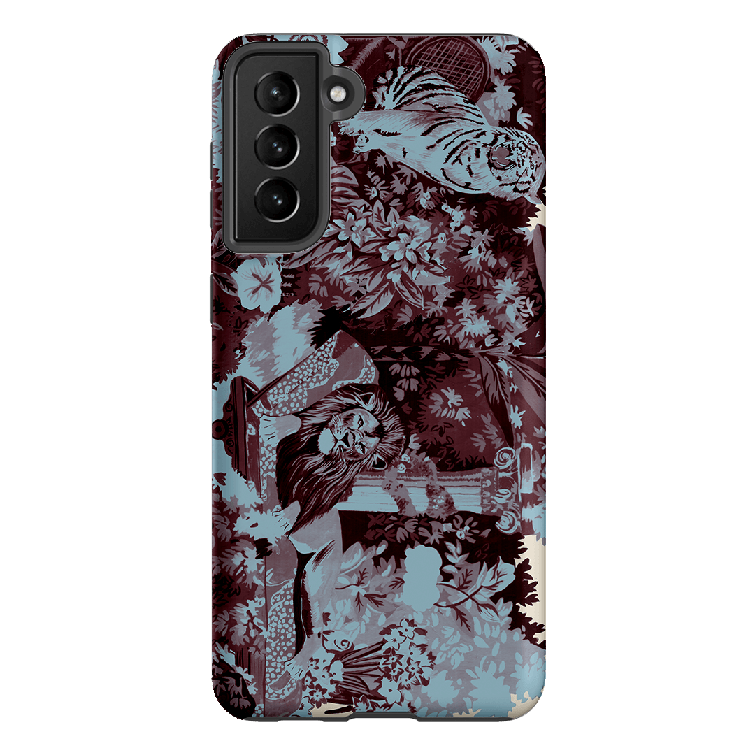 Tippi Blue Printed Phone Cases Samsung Galaxy S21 Plus / Armoured by Desmond & Dempsey - The Dairy