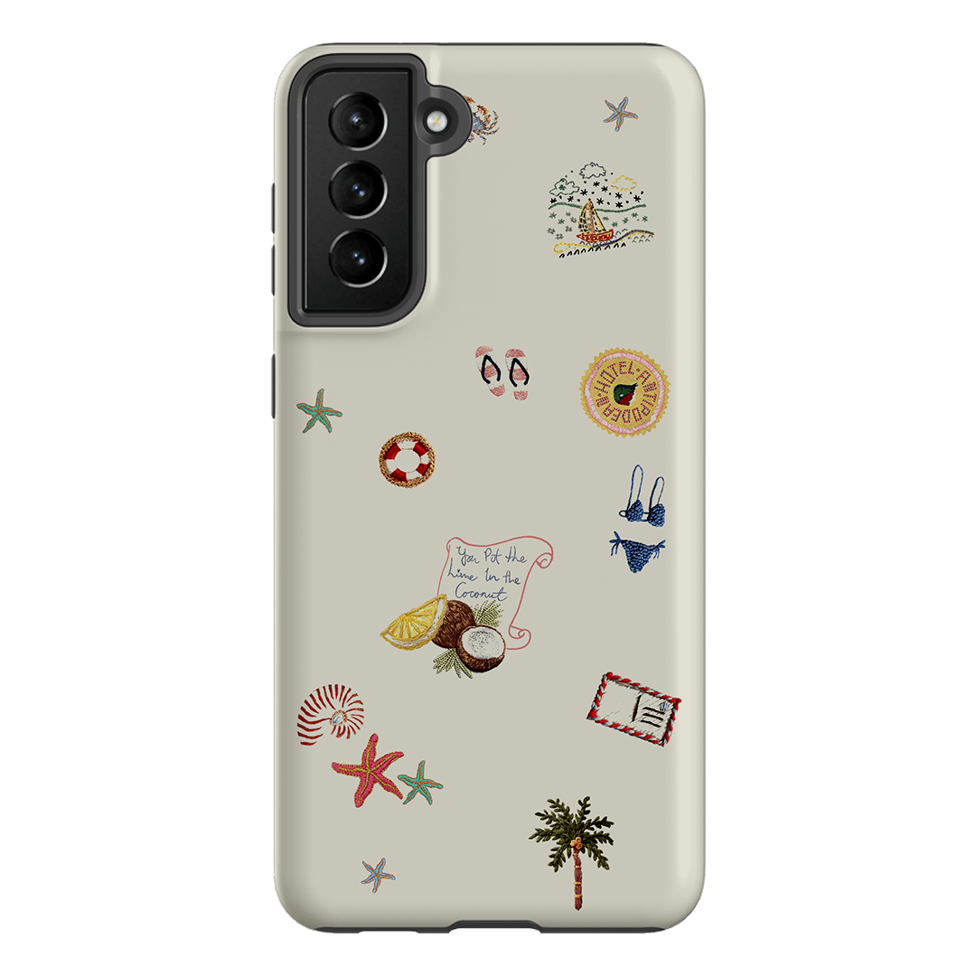 Vacay All Day Cream Printed Phone Cases by Antipodean - The Dairy