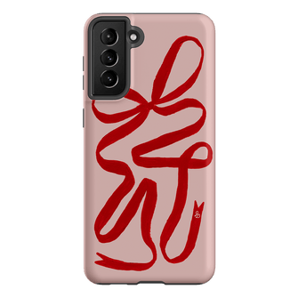 Valentine Ribbon Printed Phone Cases Samsung Galaxy S21 Plus / Armoured by Jasmine Dowling - The Dairy