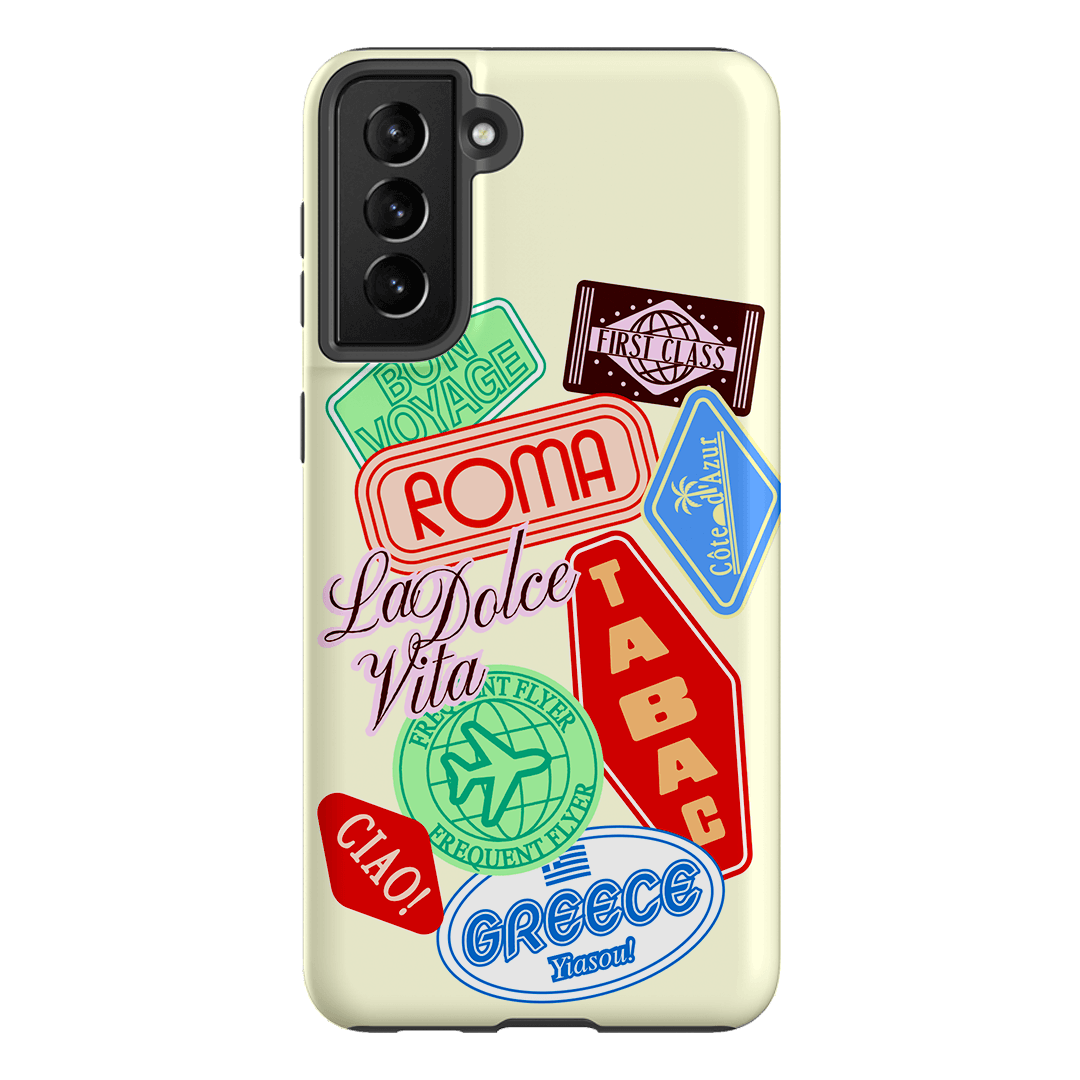 Well Travelled Printed Phone Cases Samsung Galaxy S21 Plus / Armoured by The Dairy - The Dairy