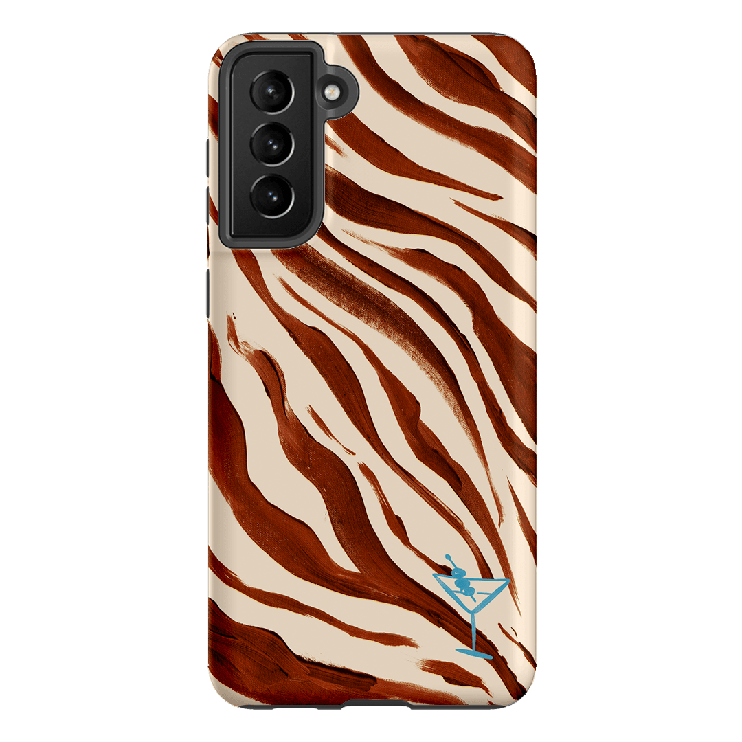 Zebra Tini Printed Phone Cases Samsung Galaxy S21 Plus / Armoured by Charlie Taylor - The Dairy