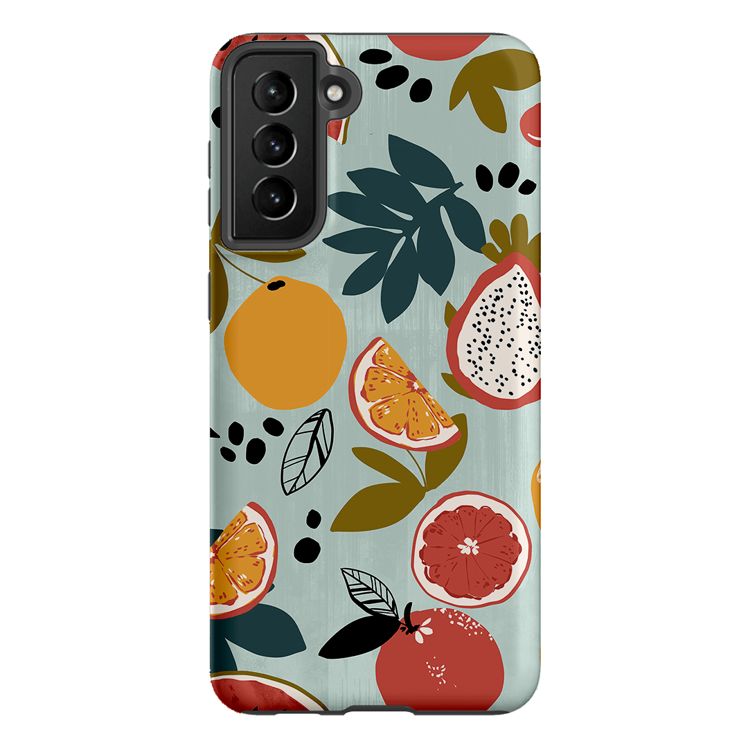 Fruit Market Printed Phone Cases Samsung Galaxy S21 Plus / Armoured by Charlie Taylor - The Dairy