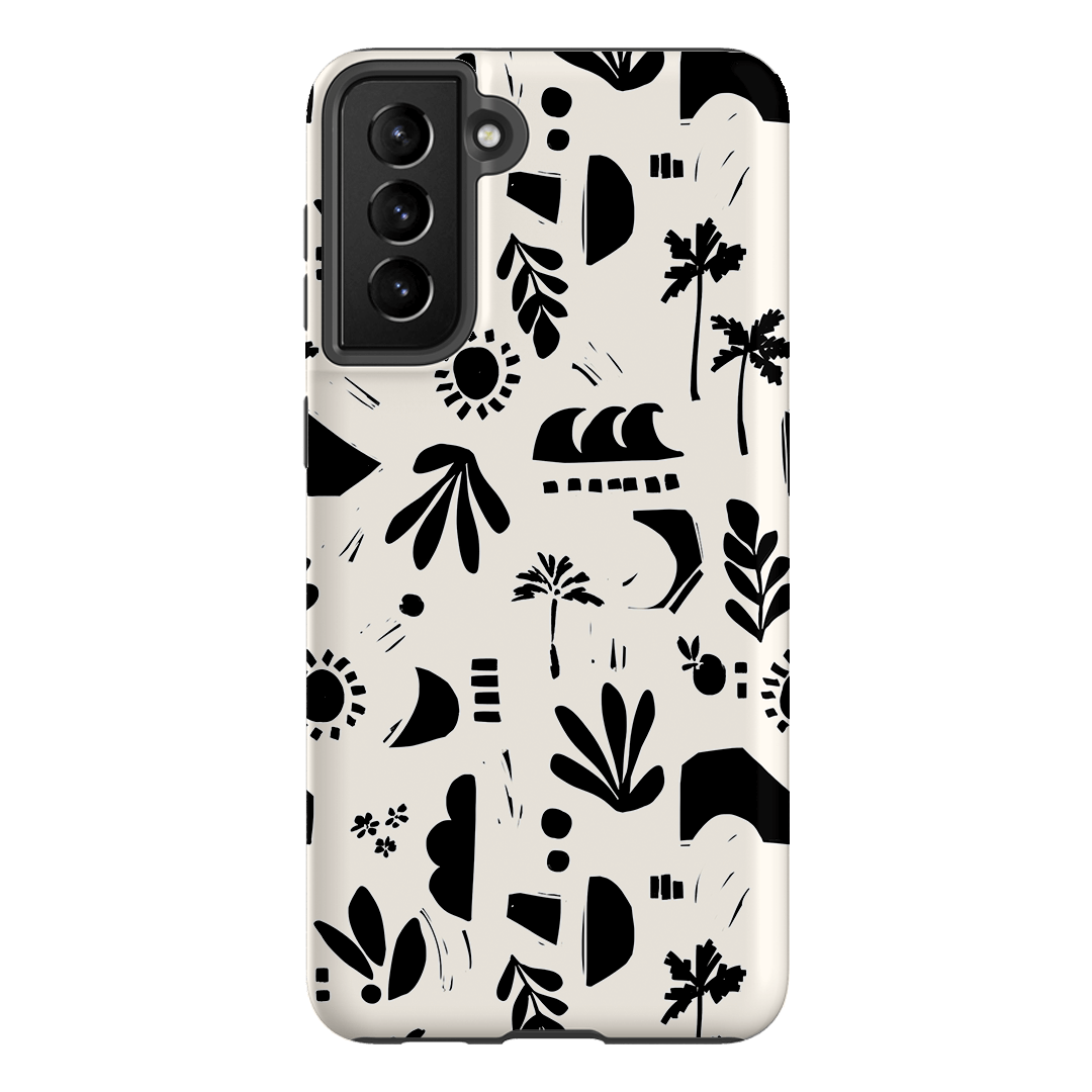 Inky Beach Printed Phone Cases Samsung Galaxy S21 Plus / Armoured by Charlie Taylor - The Dairy